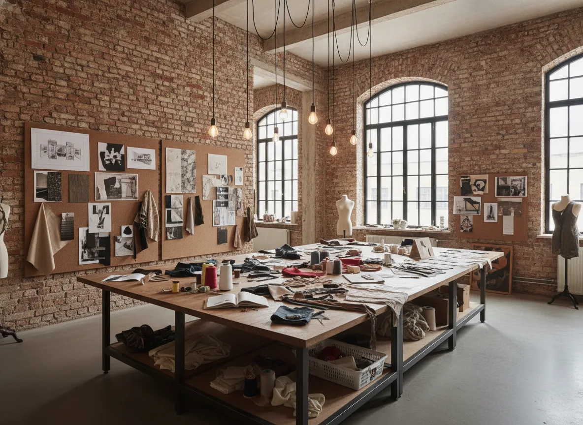 The Voss atelier occupies a former printing press in Berlin's Kreuzberg district