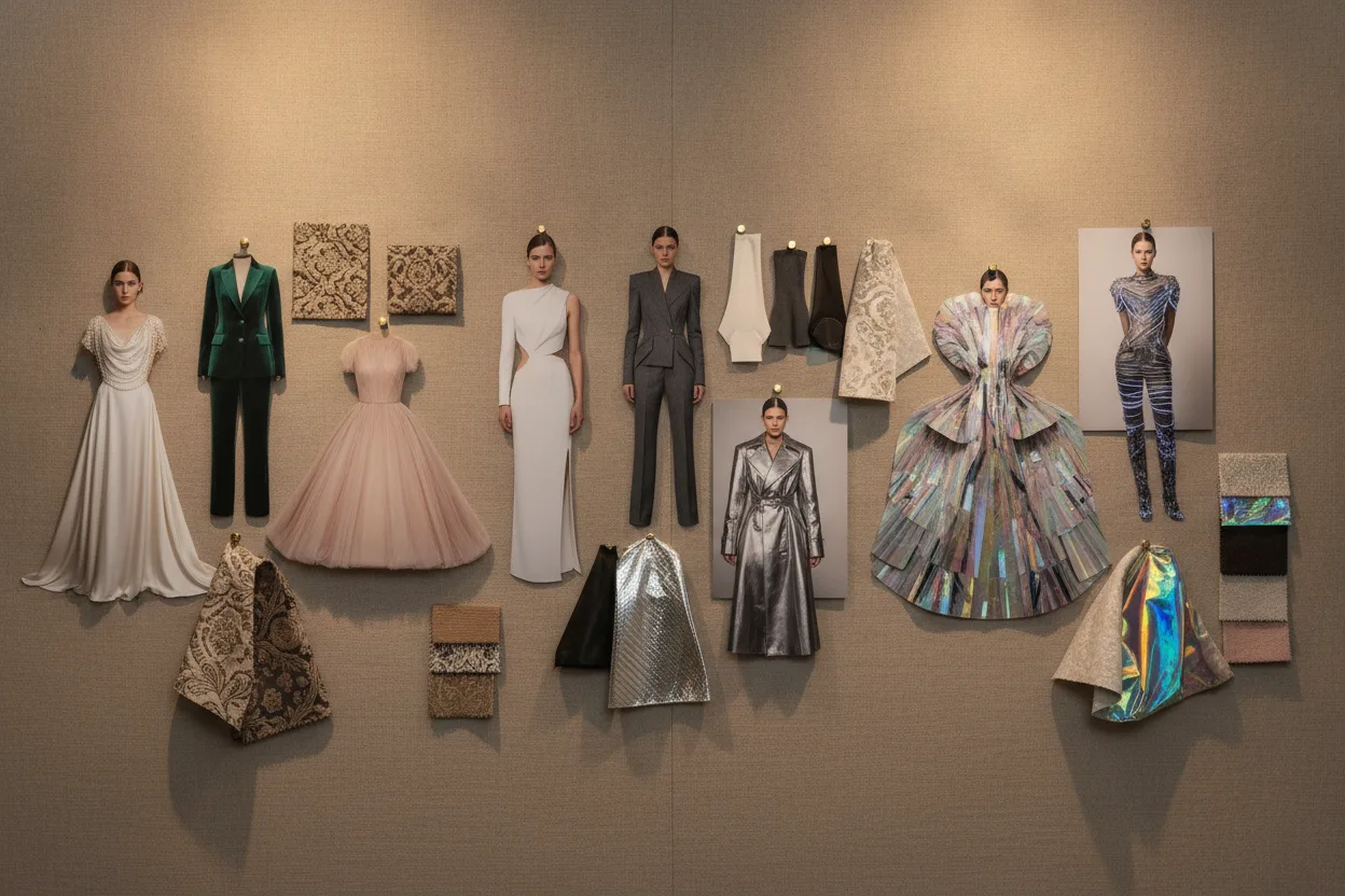 A visual timeline of Volkov's transformation from ballerina to fashion provocateur