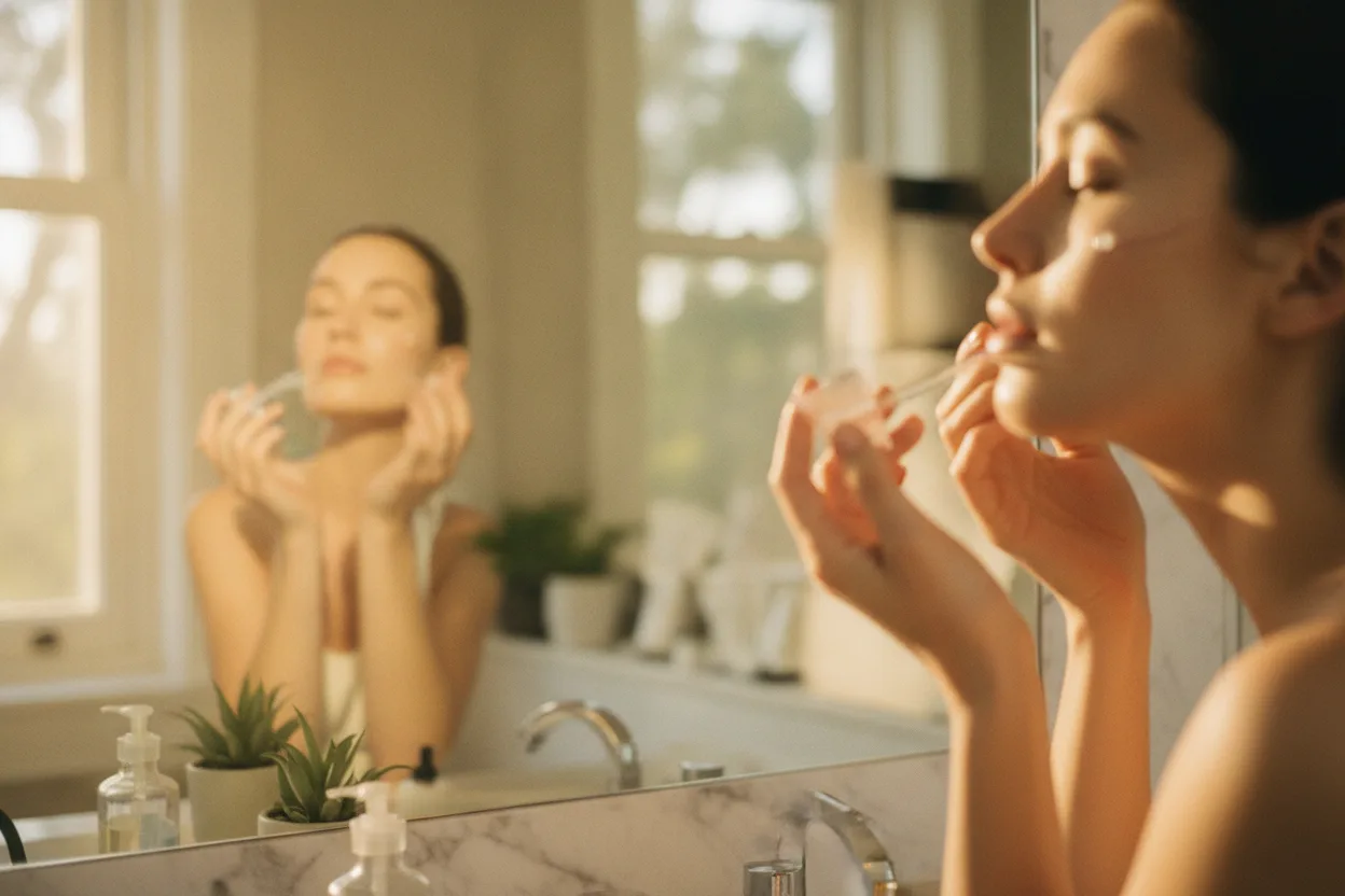 The morning ritual, simplified: cleanse, treat, protect