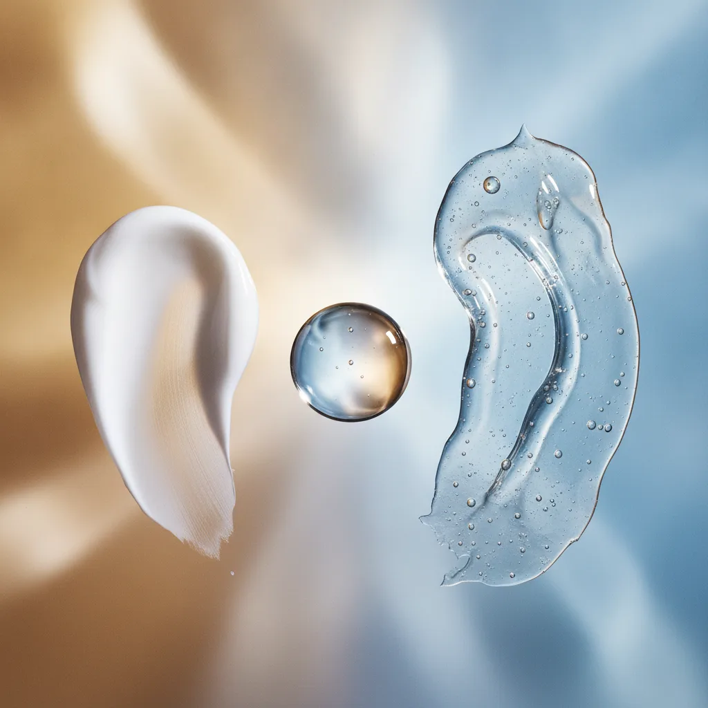Understanding texture is understanding function — serums deliver, creams protect, gels cool