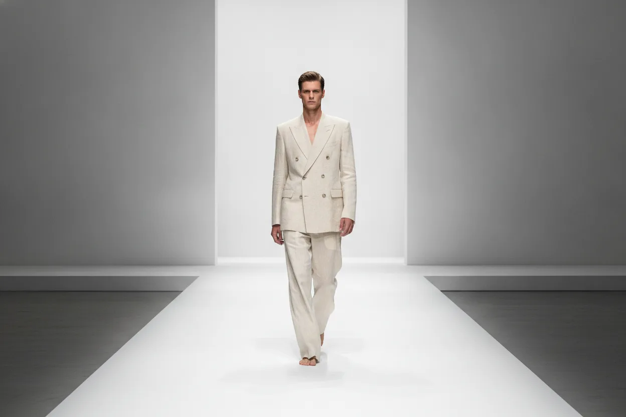 Orsini's structured linen redefined the fabric's possibilities