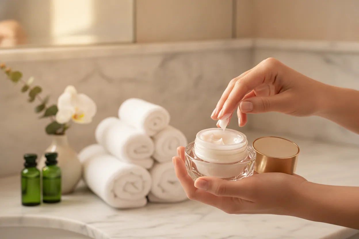 The Lune Dorée mask transforms overnight recovery