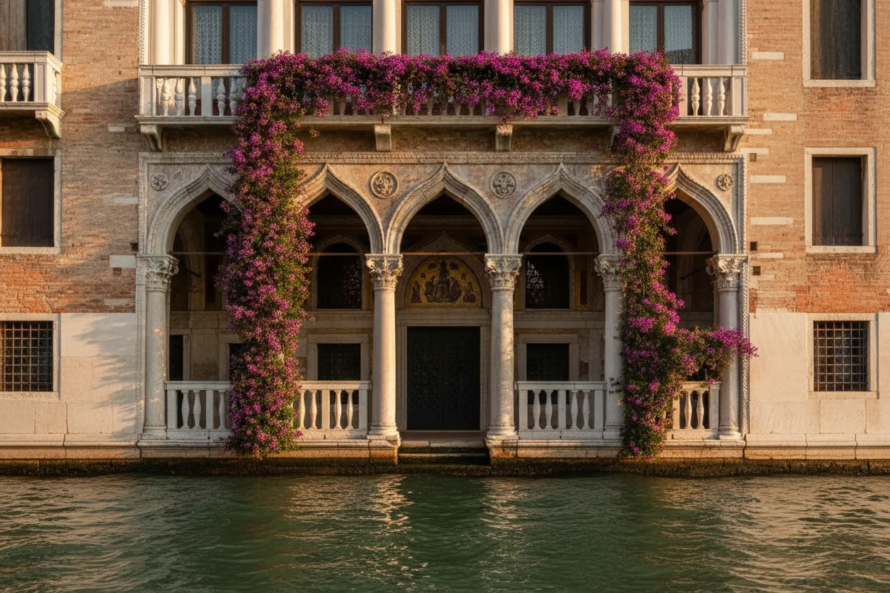 Palazzo Serenella's fifteenth-century facade has survived floods, wars, and three centuries of neglect